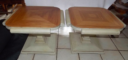 Cream distressed finish pecan - distressed,